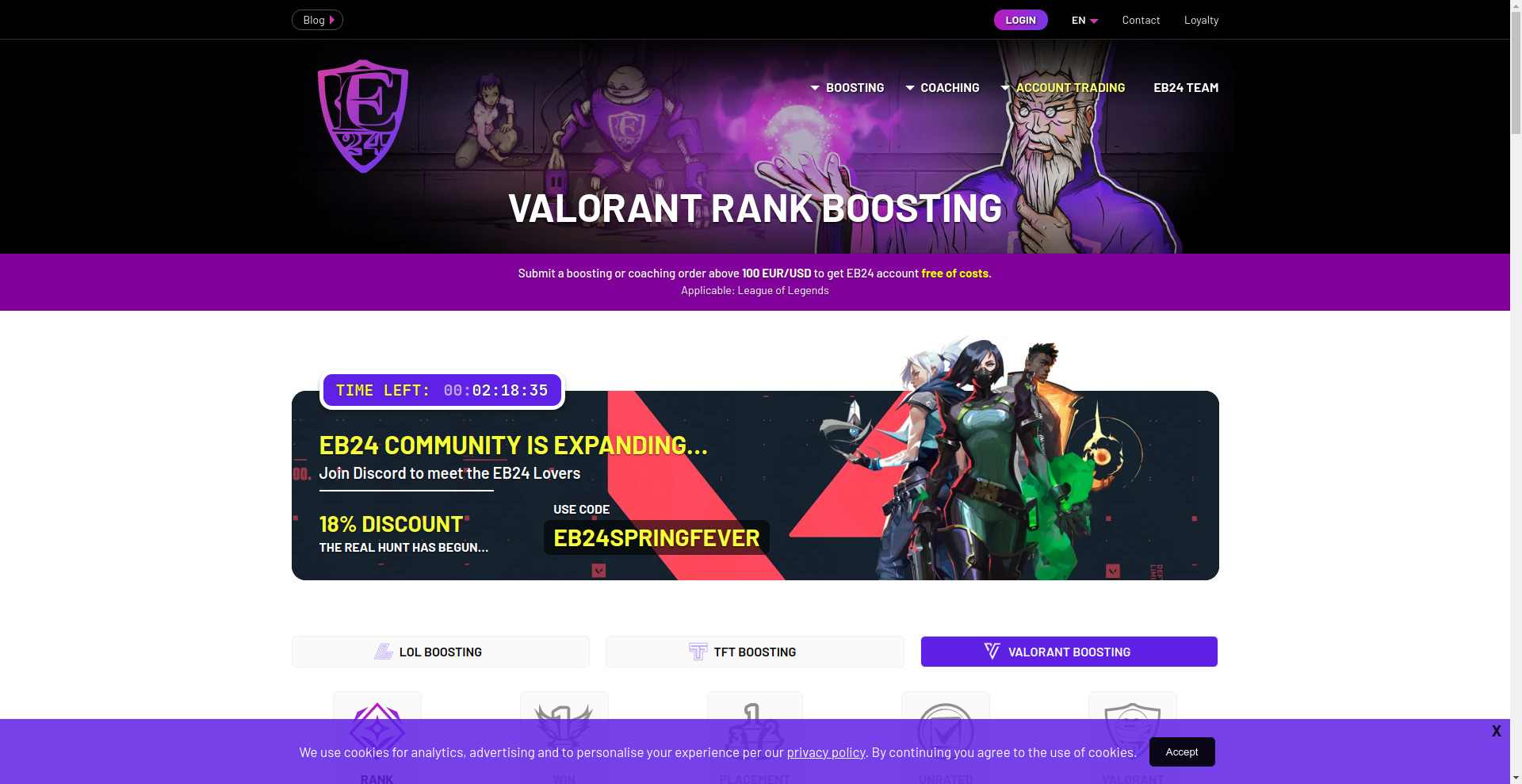 Elite Valorant Boosting - Boost Your Valorant Rank at Boosteria